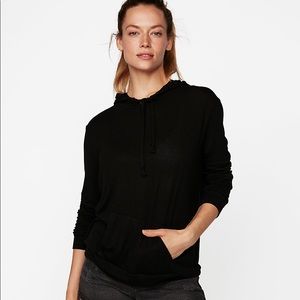 Express one eleven drawstring pullover hoodie